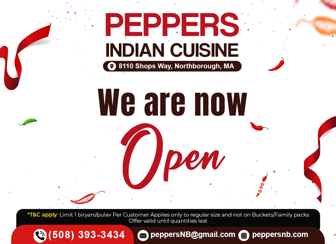 Peppers Northborough Indian Cuisine