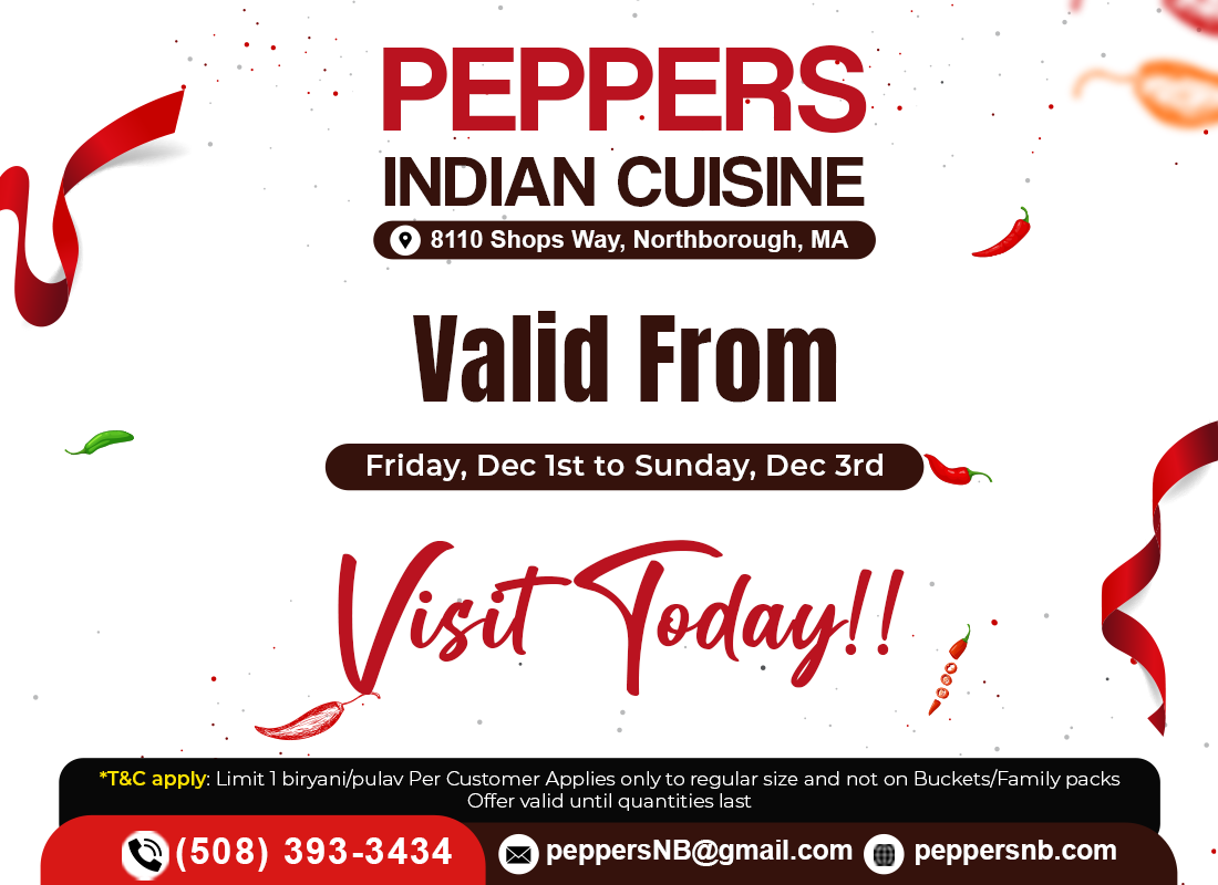 Peppers Northborough Indian Cuisine