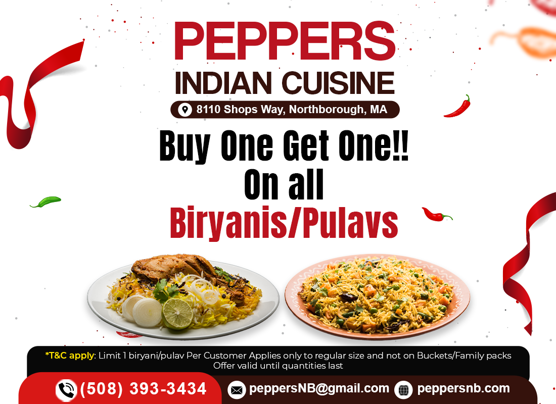 Peppers Northborough Indian Cuisine