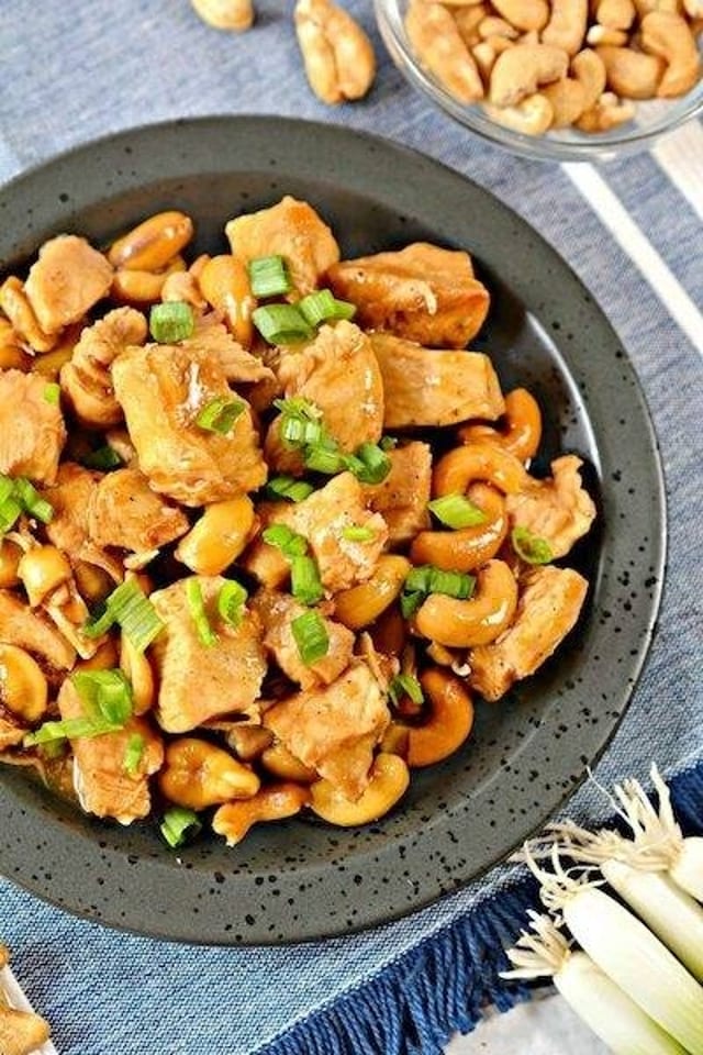 Bucket Cashew Chicken.