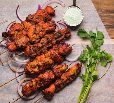 Malai Chicken Tikka Kabab.