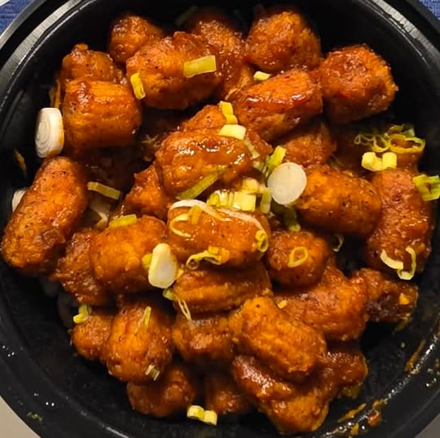 Bucket Baby Corn Manchurian.